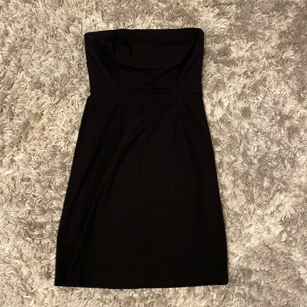 Women’s Strapless Black Dress Ann Taylor Size 4
